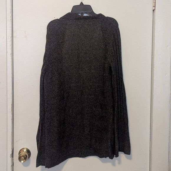 Qi Cashmere Cardigan Sweater Small Womens Open Draped Front 100% Cashmere - Picture 2 of 4